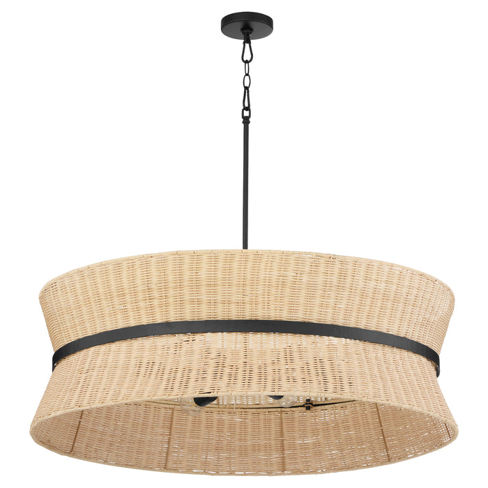 FAIRVIEW 8 Light Pendant - Matte Black