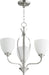 Quorum Home Quorum - 6127-3-65 - Three Light Chandelier - Satin Nickel