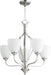 Quorum Home Quorum - 6127-5-65 - Five Light Chandelier - Satin Nickel