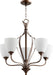 Quorum Home Quorum - 6127-5-86 - Five Light Chandelier - Oiled Bronze