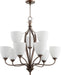 Quorum Home Quorum - 6127-9-86 - Nine Light Chandelier - Oiled Bronze