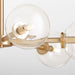 Quorum Home Quorum - 6132-6-80 - Six Light Chandelier - Aged Brass