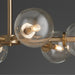 Quorum Home Quorum - 6132-6-80 - Six Light Chandelier - Aged Brass