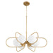 Quorum Home Quorum - 6137-6-80 - Six Light Chandelier - Aged Brass