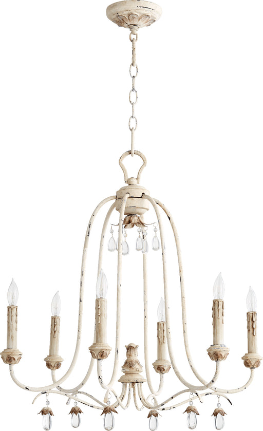 Quorum Home Quorum - 6144-6-70 - Six Light Chandelier - Persian White