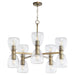 Quorum Home Quorum - 615-10-81 - Ten Light Chandelier - Dark Brass