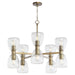 Quorum Home Quorum - 615-10-81 - Ten Light Chandelier - Dark Brass