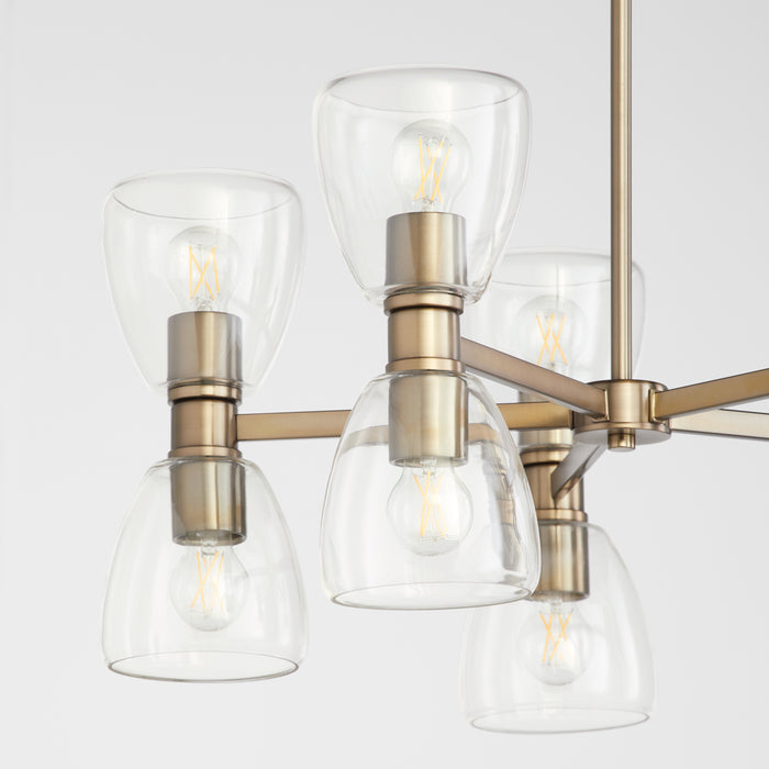 Quorum Home Quorum - 615-10-81 - Ten Light Chandelier - Dark Brass