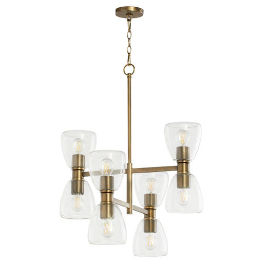 Quorum Home Quorum - 615-8-81 - Eight Light Chandelier - Dark Brass