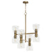 Quorum Home Quorum - 615-8-81 - Eight Light Chandelier - Dark Brass