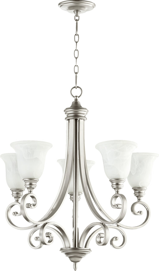 Quorum Home Quorum - 6154-5-64 - Five Light Chandelier - Classic Nickel