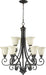 Quorum Home Quorum - 6154-9-86 - Nine Light Chandelier - Oiled Bronze