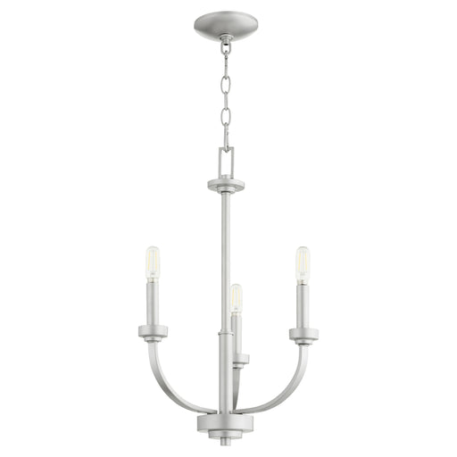 Quorum Home Quorum - 6160-3-64 - Three Light Chandelier - Classic Nickel