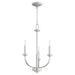 Quorum Home Quorum - 6160-3-64 - Three Light Chandelier - Classic Nickel