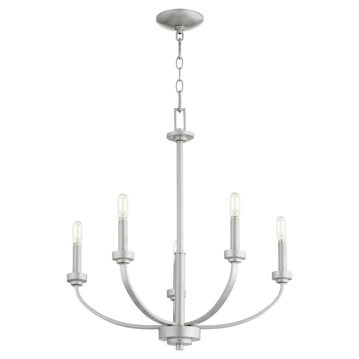 Quorum Home Quorum - 6160-5-64 - Five Light Chandelier - Classic Nickel