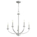 Quorum Home Quorum - 6160-5-64 - Five Light Chandelier - Classic Nickel