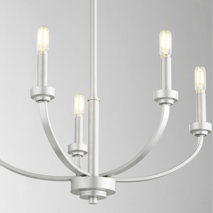 Quorum Home Quorum - 6160-5-64 - Five Light Chandelier - Classic Nickel