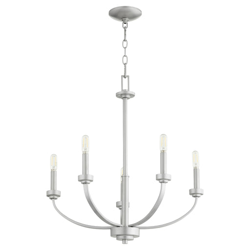 Quorum Home Quorum - 6160-5-64 - Five Light Chandelier - Classic Nickel