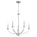 Quorum Home Quorum - 6160-5-64 - Five Light Chandelier - Classic Nickel