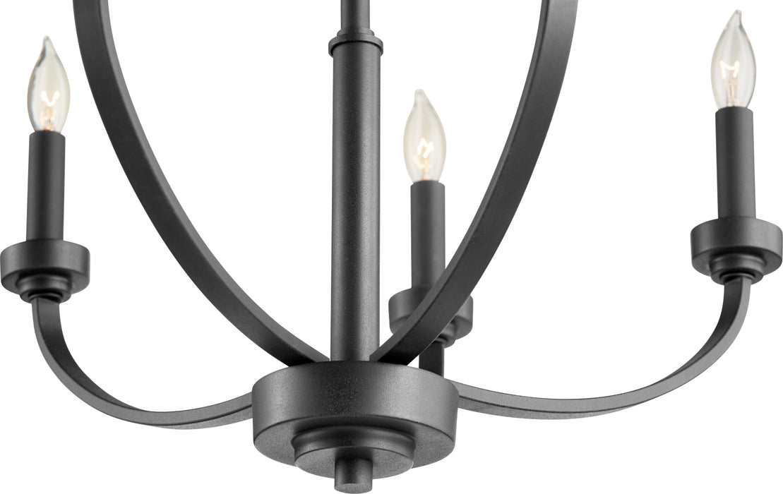 Quorum Home Quorum - 6160-5-69 - Five Light Chandelier - Textured Black