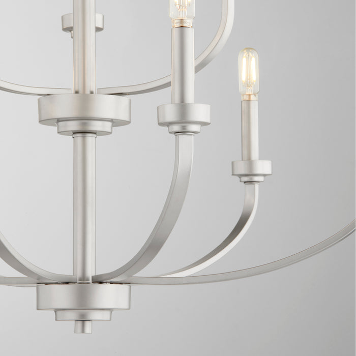 Quorum Home Quorum - 6160-9-64 - Nine Light Chandelier - Classic Nickel