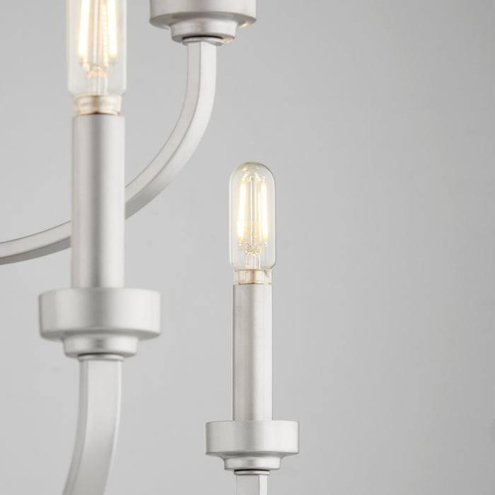 Quorum Home Quorum - 6160-9-64 - Nine Light Chandelier - Classic Nickel