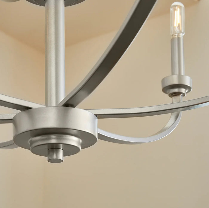 Quorum Home Quorum - 6160-9-64 - Nine Light Chandelier - Classic Nickel