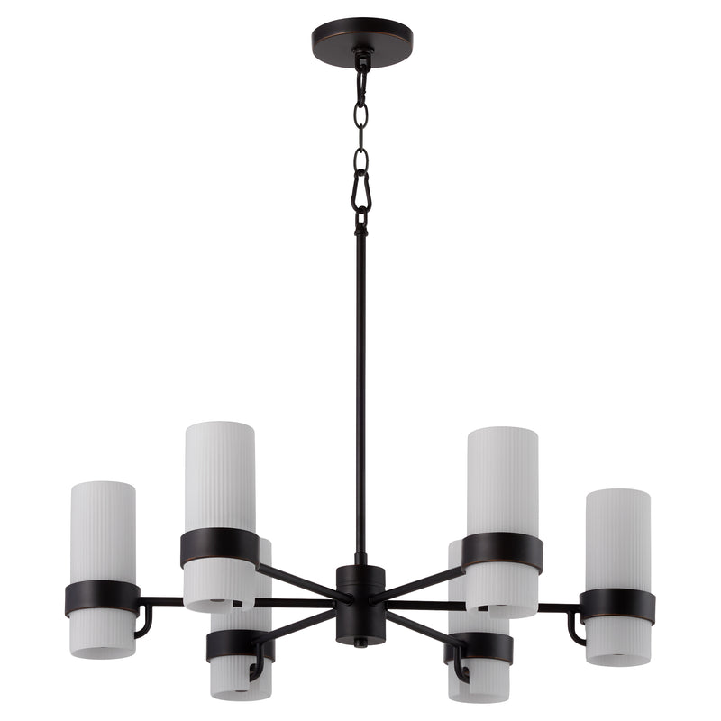 Sojourn 6 Light Chandelier - Bronze