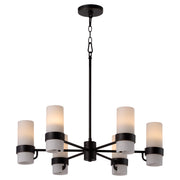Sojourn 6 Light Chandelier - Bronze