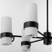 Sojourn 6 Light Chandelier - Bronze