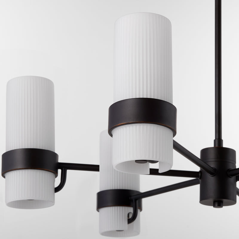 Sojourn 6 Light Chandelier - Bronze