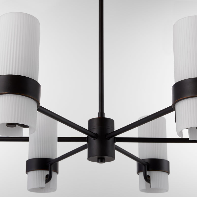 Sojourn 6 Light Chandelier - Bronze