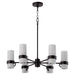 Sojourn 6 Light Chandelier - Bronze