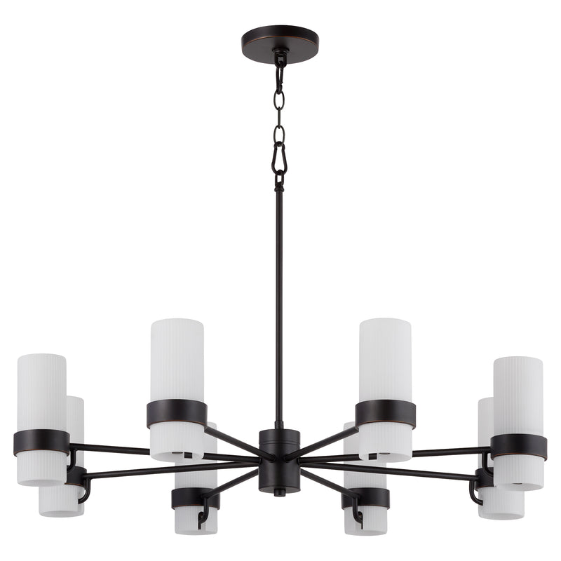 Sojourn 8 Light Chandelier - Bronze