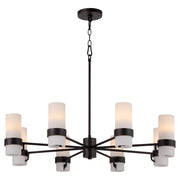 Sojourn 8 Light Chandelier - Bronze
