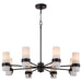 Sojourn 8 Light Chandelier - Bronze
