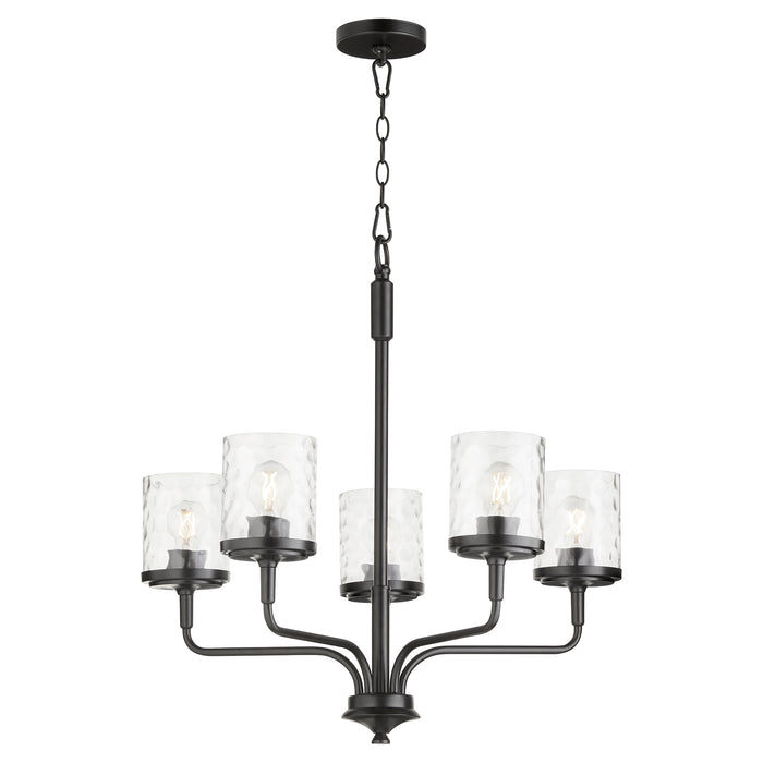 Quorum Home Quorum - 617-5-59 - Five Light Chandelier - Matte Black