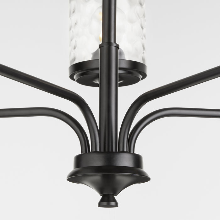 Quorum Home Quorum - 617-5-59 - Five Light Chandelier - Matte Black