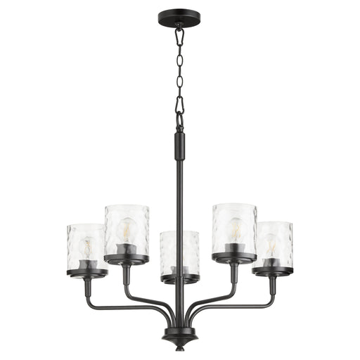 Quorum Home Quorum - 617-5-59 - Five Light Chandelier - Matte Black
