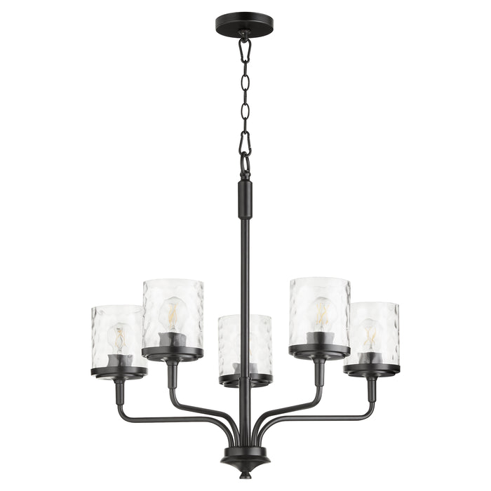 Quorum Home Quorum - 617-5-59 - Five Light Chandelier - Matte Black