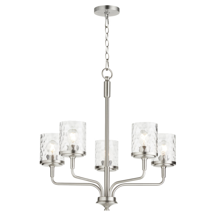 Quorum Home Quorum - 617-5-65 - Five Light Chandelier - Satin Nickel
