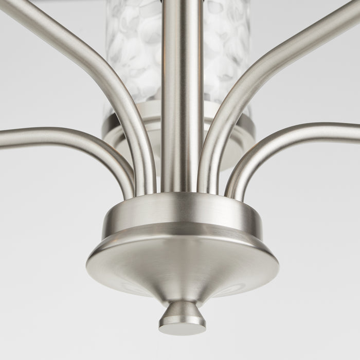 Quorum Home Quorum - 617-5-65 - Five Light Chandelier - Satin Nickel