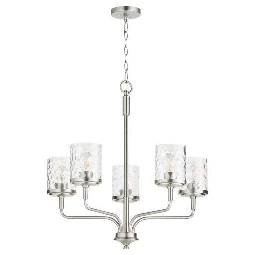 Quorum Home Quorum - 617-5-65 - Five Light Chandelier - Satin Nickel