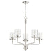 Quorum Home Quorum - 617-5-65 - Five Light Chandelier - Satin Nickel