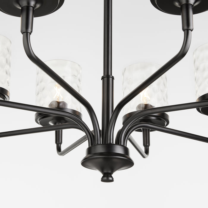 Quorum Home Quorum - 617-8-59 - Eight Light Chandelier - Matte Black