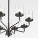 Quorum Home Quorum - 617-8-59 - Eight Light Chandelier - Matte Black