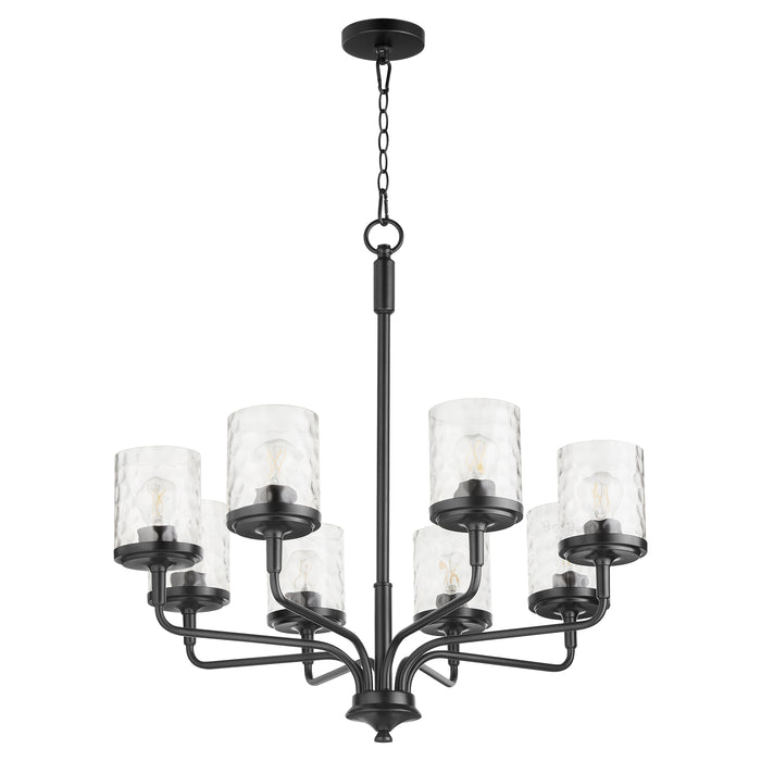 Quorum Home Quorum - 617-8-59 - Eight Light Chandelier - Matte Black