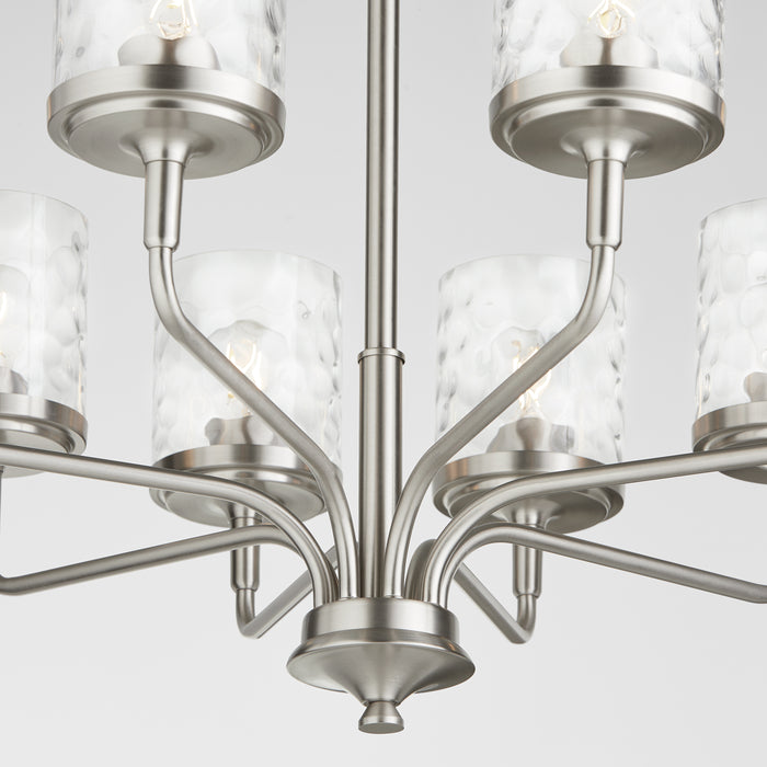 Quorum Home Quorum - 617-8-65 - Eight Light Chandelier - Satin Nickel