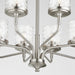Quorum Home Quorum - 617-8-65 - Eight Light Chandelier - Satin Nickel