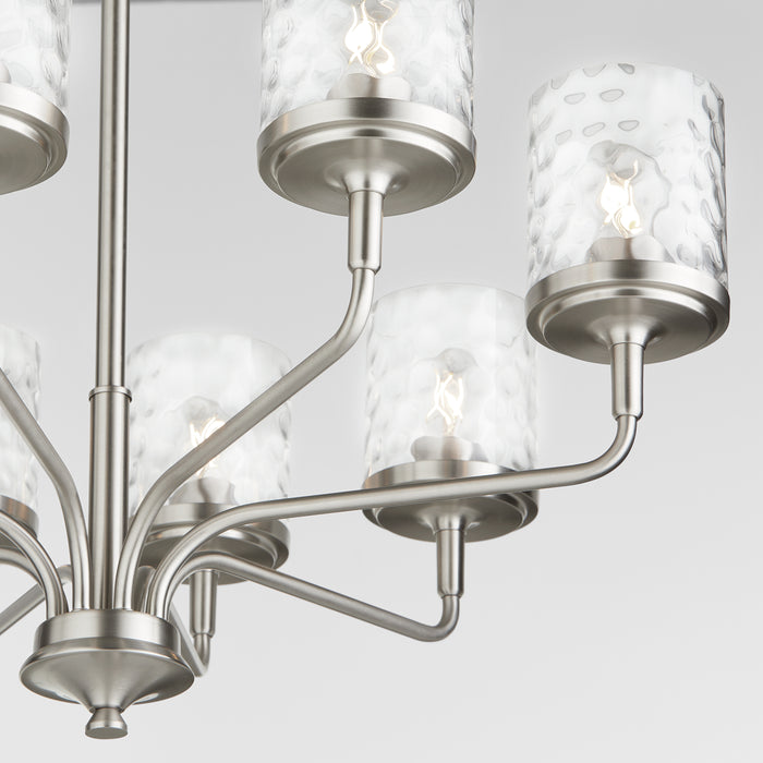 Quorum Home Quorum - 617-8-65 - Eight Light Chandelier - Satin Nickel